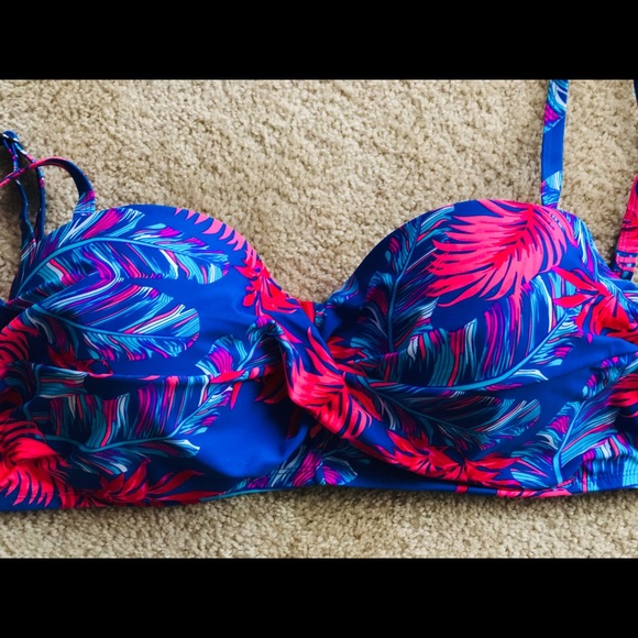 Hard to Find Large Bust Size Bright Bikini Top - Picture 3 of 5